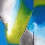 Bird's eye view, Unikat, Acryl auf Papier, 2016, 50 x 70 cm