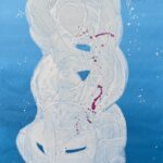 Female, Unikat, Acryl & Stoff auf Leinwand, September 2025, 60 x 80 x 3,5 cm