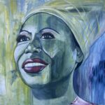 Unbroken dignity, Acryl auf Leinwand, November 2025, 100 x 80 x 3,5 cm